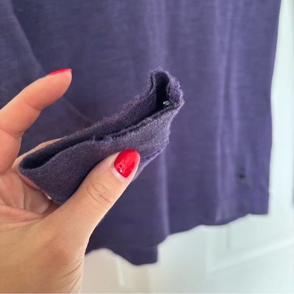 Smartwool Women's Purple Wool Quarter Zip Top Size Large - Picture 6 of 8